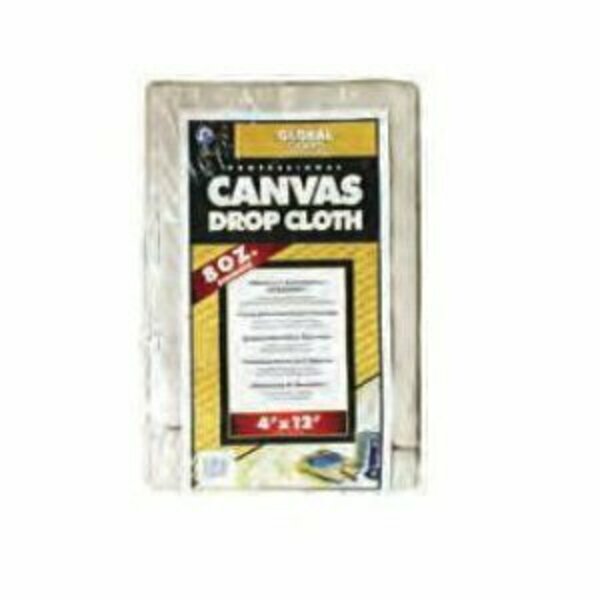 Premier Paint Roller Premier Heavy-Duty Drop Cloth, 12 ft L, 9 ft W, Canvas 39128